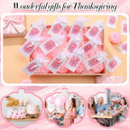 Treela 48 Set Pumpkin Candle Baby Shower Favors,Pink - Image 2