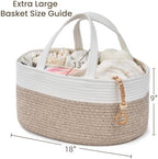 Diaper Caddy Organizer, Gift Basket for Baby Shower, Newborn Essentials - Image 2
