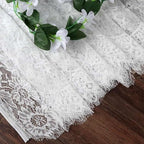 Hooqict 20 Pack White Lace Table Runner 14 x 120 Inch Boho Ivory Lace Table Runner for Rustic Wedding Party Reception Dinner Table Decorations Baby Shower Bridal Shower Embroidered Table Runners - Image 4