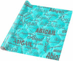 AOFUN Custom Name Gift Bags For Adults - Mens Birthday Wrapping Paper 3 Rolls 58" x 23" - Image 5