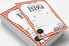 Pack of 30 Baby Shower Invites, BBQ Party Invitations, Fill in Blank Invitations with Envelopes 5 x 7 inches - Image 3