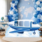 4.1 ft Airplane Corrugated Plastic Standee Cutout Photo Prop by WelcometoLawnIdyll