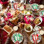 FillTouch 350 Pcs Merry Christmas Paper Plates Napkins Set for 50 Guests - Image 4