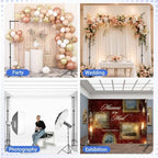 EMART Photo Backdrop Stand, 6.9x10ft Back Drop Stand for Party, Photography - Image 5