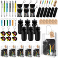 Denylo pro 48 Pcs Baby Shower Prizes for Men with Kettle Ruler Pen Cooling Towel Tool Kit Bottle Opener Cardboard Hemp Rope Plastic Bag for Baby Shower Game Winners Men Bachelor Party by Denylopro