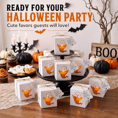ReliThick 50 Set Halloween Candle Gift Boxes for 4-10 oz - Image 6