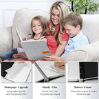 Spbapr Large Photo Album Self Adhesive Magnetic Scrapbook,DIY Scrapbook Album for 4x6 5x7 8x10 Picture,40 Pages Linen Cover Memory Book for Wedding Family Baby Pets, with Metallic Pen and Scraping - Image 3