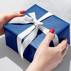 Jillson Roberts Gift Wrapping Paper, Matte Royal Blue (8 Rolls 5ft x 30in) - Image 2