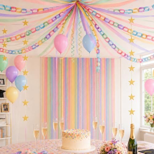 300 Sheets Paper Chain Garland Kit for Party Decorations - Image 7