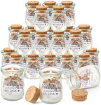 Threlaco 20 Pcs Boho Baby Shower Favor Candle Glass Jar by Threlaco