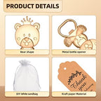 24 Pcs Bear Bottle Opener Baby Shower Favors for Guests - Image 2