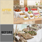10 Pcs Acrylic Buffet Risers, Table Food Display Stands for Dessert Cupcake - Image 5