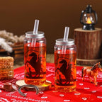 SiliFine 24 Pcs Western Party Favors Cowboy Cups with Straws and Lids - Image 4