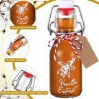 Reallnaive 12 Pack 4 oz Vanilla Extract Bottles Swing Top Glass Bottles - Image 5
