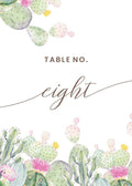 Cactus Design Table Number Cards Double Sided Party Table Numbers for Reception Baby Shower Anniversary Birthday Bridal Party 5x7 100 Pcs by Unknown