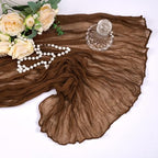 12 Pack 35 x 120 Inch Brown Table Runner Cheesecloth 10Ft - Image 7