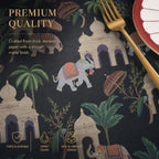 Paper Placemats Design – Temple Dreams Exotic Palace – Malabar Home - Image 6