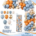 276Pcs Little Pumpkin Baby Shower Decorations for Boy - Image 6
