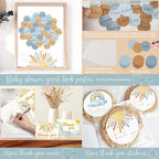 Here Comes the Son Baby Shower Decorations for Boy, Boho Sun Baby Shower Party Supplies, It's A Boy Gender Reveal Décor, Retro Sun You Are My Sunshine Baby Shower - Image 5