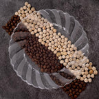 U-QE 100 Pieces Clear Plastic Plates, 7 Inch Plastic Dessert Plates - Image 4