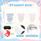 Outus 3 Sets Feed Me Baby Shower Games for Large Groups, Baby Clothes, Kt Boards, Blindfolds, 60 Adhesive Tape, Funny Hilarious Gender Reveal Activity for Guests Party Supplies (Classic) - Image 3
