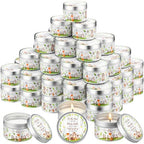 Threlaco 50 Pcs Baby Shower Candles, Party Favors, Forest Animals by Threlaco