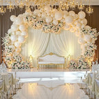 10ft×15ft Ivory Backdrop Curtain for Wedding Parties - Image 4