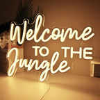Britrio Welcome to the Jungle Neon Sign Safari Jungle Themed Birthday Party - Image 3