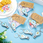 Minatee 50Set Baby Shower Bottle Openers Nail Clipper for Guest, Bear - Image 5