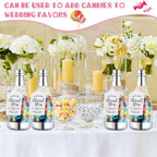 Gerrii 100 Pcs Mini Champagne Bottles Plastic Candy Container Set with Tags - Image 4