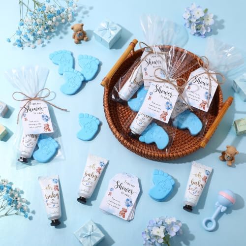 25 Sets Blue Bear Baby Shower Favors for Guests - Image 4