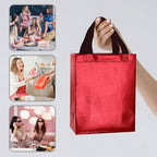 BLEWINDZ 100 Medium Reusable Gift Bags with Handles - Ideal Party Favors & Shopping Bags (10 Colors) - Image 4