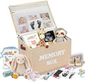 Memory Box for Keepsakes, Large Baby Keepsake Box Decorative Baby Memory Box for Baby Shower Anniversary, Wedding, Valentines Day, Birthday Gift (1, Beige) by Unknown