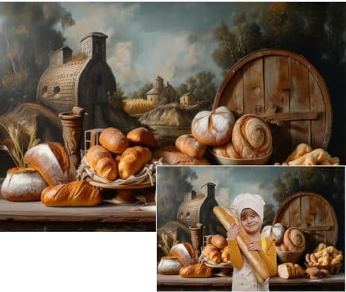 Bakery Baking Backdrop 12x8ft Baby Baker Photography Background by YongFoto