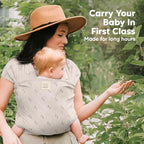 KeaBabies Baby Wrap Carrier, All in 1 Original Baby Carrier (Pines) - Image 6