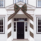 Riceshoot 32x250 Inch Christmas Tartan Plaid Green Bow, Giant Decorations by Zuqqaaoor