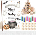 Novabright 113 Pcs Halloween Baby Shower Games Decorate a Block Game Sign by Unknown