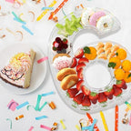 13.8" Extra Large Acrylic Number Charcuterie Board Box, Reusable Fillable Number Cake Candy Dish Display Serving Tray for Birthday Anniversary Party Decoration (6) - Image 5
