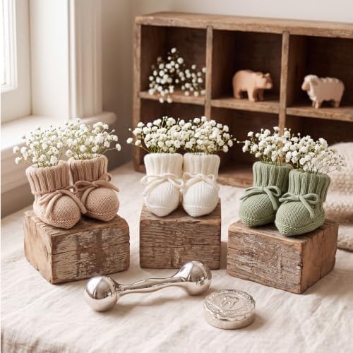 6 Set Neutral Gender Reveal Baby Shower Table Centerpieces Decor - Image 5