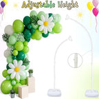 AerWo Lighted Balloon Arch Kit, Half Curved Balloon Arch Stand with Base - Image 6