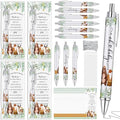 72 Sets Woodland Animals Baby Shower Favors Bulk Includes Ballpoint Pens Thank You Cards Cable Ties Woodland Baby Shower Gender Reveal for Guest Game Prizes Party Favors by Dinifee
