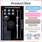 12 Sets Baby Shower Balloon Stand Kit for Table Pink Blue Gender Reveal with Balloon Baby Shower Centerpiece Decor for Baby Gender Reveal Decor Party Supplies - Image 3