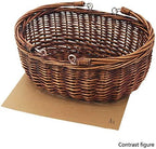 Wicker Picnic Baskets with Handles.Kingwillow. (Brown) - Image 3