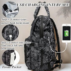 Diaper Bag Backpack for Dad and Mom with USB Charging Port Stroller Straps and Insulated Pocket,army military Travel Nappy Backpack for Daddy/Mommy (DADDY and MOMMY patches) - Image 4