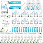 36 Sets Baby Shower Favors Shot Glasses It's a Boy Acrylic Shot Glasses with Bottle Opener Keychain Card Organza Bag Boy Girl Theme Party Thank You Return Gift for Guests Gender Reveal by Unknown