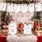 Funnymoom 426 Pcs Christmas Santa Baby Shower Games, 8 Set for Boys Girls - Image 6