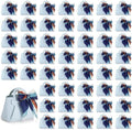 Kacctyen 50 Pack Mini Leather Purse Gift Bags PU Wedding, Sky Blue by Kacctyen