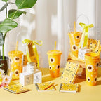 Nuogo 6 Sets New Parent Shower Prizes, Yellow Color, Sunflower Style - Image 4
