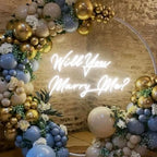 Will You Marry Me Neon Sign, Custom Proposal Decorations, Wedding Proposal Decorations, Will You Marry me?” Light up Sign Size:H13xW24inches - Image 2