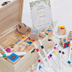 EIGTWEN 78 PCS Fun Baby Shower Games Sign Kit, Baby Blocks for Baby Shower - Image 3